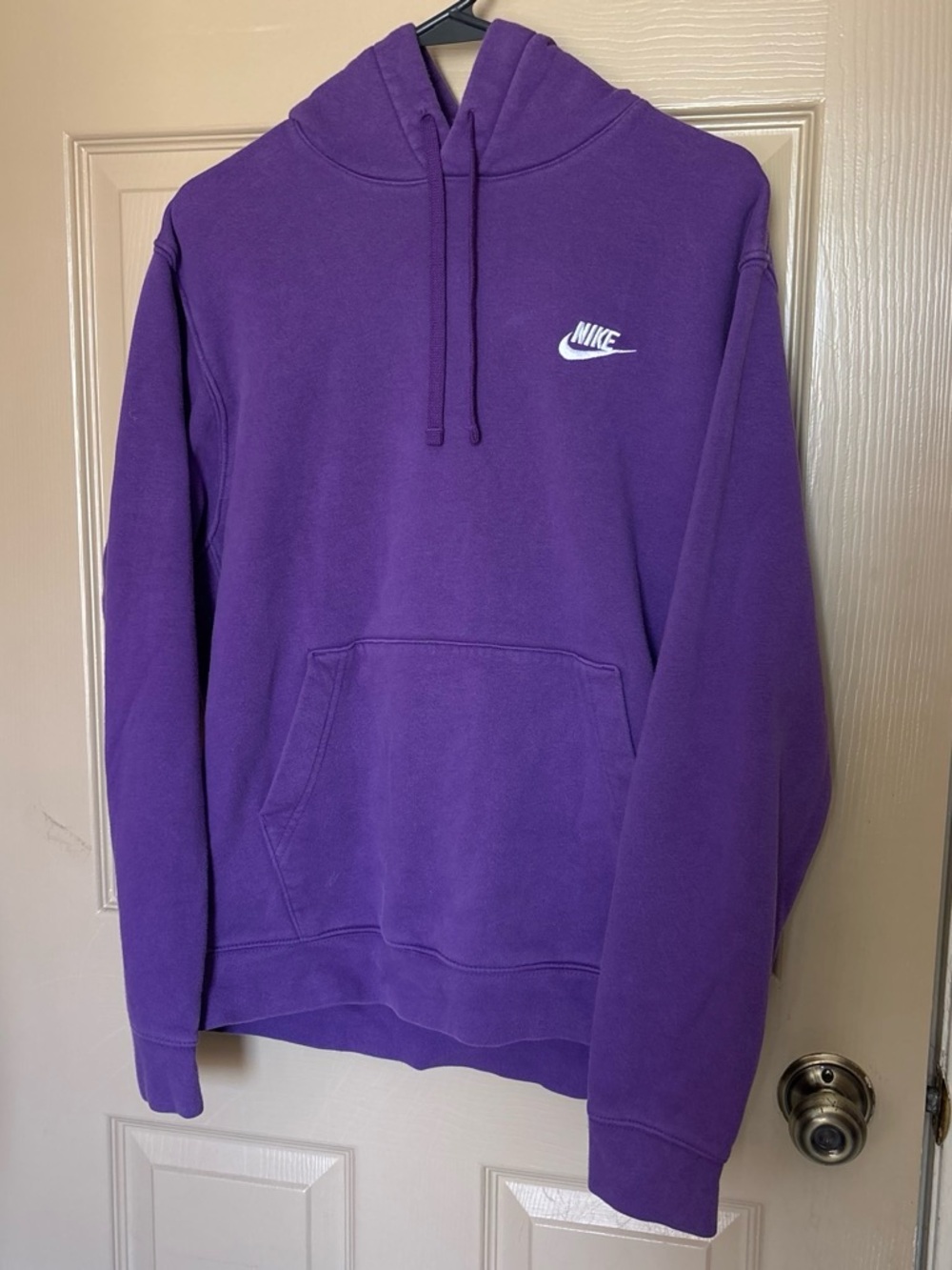 Purple Nike Fleece Pullover Hoodie